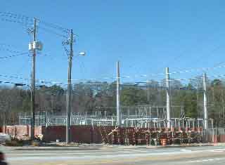 Recently completed power station on Piedmont Rd across the street from the Miami Circle entrance.