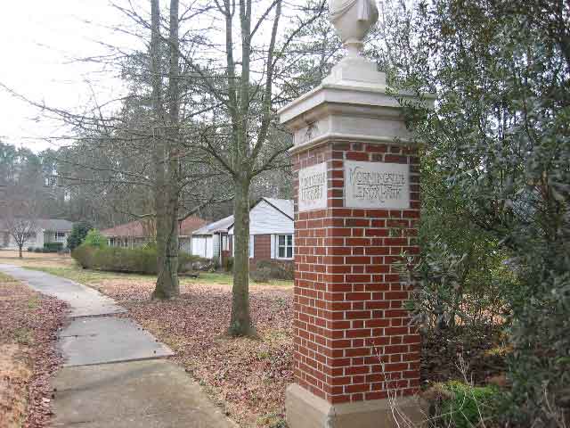 2020 Lenox Rd. & Neighborhood Marker View of house front from sidewalk looking southwesterly